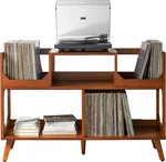 Crosley Furniture Asheville Mid-century Modern Media Console Record Player Stand. Fixed Price $296.99.