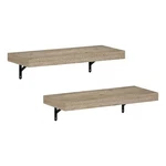 Furinno Tanna 22-INCH Wall Mounted Floating Display Shelves Natural Set Of. Fixed Price $50.38.