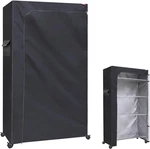 Dust Cover For 36X24X72 Shelving Rack With Two-way Zipper Black. Fixed Price $89.99.