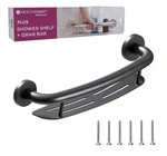 Plus 2-IN-1 Shampoo Shelf And Grab Bar 16" Inch, Ada Compliant, Wall-mounted .... Fixed Price $72.99.