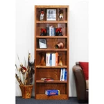 Concepts Wood Single Wide Bookcase, 6 Shelves, Dry Oak Finish. Fixed Price $332.47.