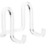 Plymor Clear Acrylic Ribbon-style Display Easel, 3.75" H X 3.875" W. Fixed Price $13.42.