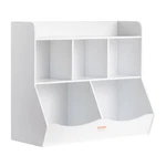 Wood Kid Storage Cubby, Toy Organizer 5-CUBBY Cabinet. Fixed Price $118.99.