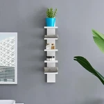 Danya B. Utility Column 5.5 X 6 30 Spine Wall Shelves - White. Fixed Price $42.99.