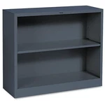 The Hon S30ABCS Metal Bookcase 34.5" Charcoal 2 Shelves. Fixed Price $391.71.