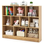 Honey Joy Kids Toy Storage Organizer 10-SECTION Wooden Floor Cabinet 41. Fixed Price $104.58.