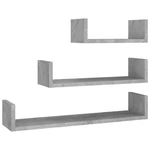 Wall Shelf Hanging Storage Display For Book 3 Pcs Engineered Wood Vidaxl. Fixed Price $35.99.