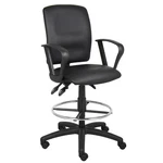 Boss Multi-function Leatherplus Drafting Stool W/ Loop Arms. Fixed Price $203.49.