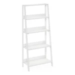 Furinno Ladder Bookcase Display Shelf 5-TIER White. Fixed Price $73.90.