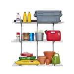Storage Shelf 350 Lb Grey Rubbermaid Fasttrack Rail. Fixed Price $179.99.