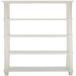 Safavieh Home Collection Odessa White 5-TIER Bookcase Modern Storage Shelf Unit. Fixed Price $349.41.