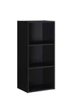 Hodedah Import Bookcase, Black 3-SHELF. Fixed Price $50.72.