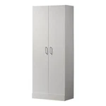 Benjara 60" Double Door Tall Storage Cabinet With 3 Inner Shelves- Modern White. Fixed Price $188.99.