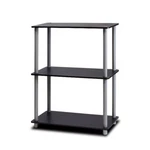 Furinno Turn-n-tube Display Rack 3-TIER Single Black/grey. Fixed Price $181.07.