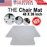 Pvc Home Office Chair Floor Mat Studded Back With Lip For Pile Carpet 36" X 48". Fixed Price $26.98.