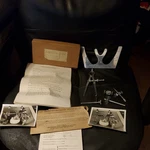 Trubyte Occlusal Plane Plate Dr. Frank Fox W/compass Pics & Technique Letter Odd. Fixed Price $200.00.