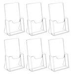 Hiimiei Brochure Holder Inches, Acrylic Flyer 4''X 6'', Clear. Fixed Price $37.74.