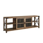 Walker Edison Rustic Modern Farmhouse Metal Wood Tv Stand, 70" - Oak. Fixed Price $210.96.