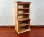Dollhouse Bookcase Or Shop Shelves Light Oak Finish 1:12 Scale Bookshelf. Fixed Price $16.99.