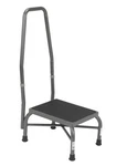 Drive Medical 13062-1SV Bariatric Heavy Duty Step Stool With Handrail, Silver. Fixed Price $89.33.