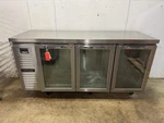 Old Stock 79" Continental BB79NSSG Stainless Glass Door Back Bar Refrigerator 11. Fixed Price $8623.99.