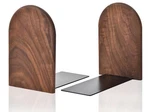 Lauvee Ends, Sturdy Wooden For Shelves - Medium, Black Walnut. Fixed Price $31.30.
