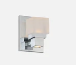 Wac Lighting WS-44505-CH Kube Led 6" Chrome Ada Wall Sconce. Fixed Price $89.97.