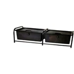 Richards Homeware Metal Frame Underbed Storage Drawers With Lids. Fixed Price $28.00.