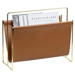 Mygift Magazine Holder Rack Floor 15-INCH Modern Brown Leatherette &.... Fixed Price $72.24.