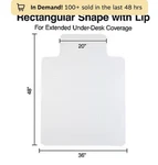 Staples Carpet Chair Mat, 36" X 48'', Flat-pile, Crystal Clear Priority Ship. Fixed Price $34.88.