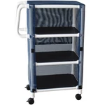 Mjm International 3-SHELF Utility Linen Cart With Cover. Fixed Price $459.34.