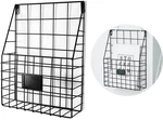 Hanging Wall File Rack 1PACK Pockets Organizer Office Magazine M.... Fixed Price $35.12.