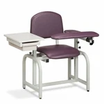 Clinton Lab X Series Blood Drawing Chair With Padded Flip Arm And Drawer. Fixed Price $941.63.
