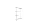 Alera SW50-4818SR Wire Shelving Starter Kit, Shelves, 48W X 18D 72H, Silver. Fixed Price $283.99.
