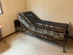 Medline Semi-electric Hospital Bed With Side Rails. Fixed Price $150.00.