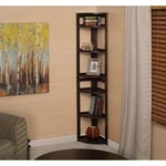 Regency Flip Flop 67" High Corner Folding Bookcase- Mocha Walnut. Fixed Price $276.59.
