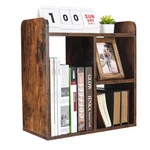 Pag Desktop Freestanding Wood Small Bookshelf Style 2, Antique Brown. Fixed Price $37.51.