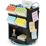 Bamboo Rotating Large Desk - Darfoo Art Supply Organizer, 13 Compar.... Fixed Price $40.01.