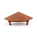 Wood Corner Counter Shelf Framehouse Decorative Tray Stand For Kitchen Bathro.... Fixed Price $37.59.
