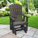 American Furniture Classics Fan Back Glider In Coastal Gray/black. Fixed Price $610.76.