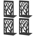 Vfine 4-PIECE Modern Metal For Shelves, Black Tree Books. Fixed Price $12.28.