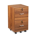 2 Drawer File Cabinet With Lock For Letter Size Wood Grain Walnut. Fixed Price $51.99.