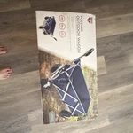 Quest Folding Heavy Duty Utility Wagon Blue 150 Lb Capacity 4 Wheels No Assembly. Fixed Price $80.00.