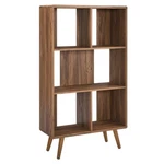 Modway EEI-5743-WAL Transmit 31" Wood Bookcase Walnut. Fixed Price $214.88.