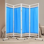 4-PANEL Medical Room Space Divider, Portable And Foldable Privacy Screen. Fixed Price $109.03.