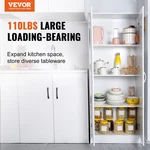 Vevor Kitchen Pantry Cabinet 60" Tall Food Storage 110LB Loading. Fixed Price $145.32.