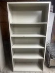 Hon Metal 5-SHELF White Bookcase Freestanding Office Storage. Fixed Price $60.00.