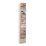 Durham Mfg 411-75 Literature Rack 20 Compartments, 13-1/8"W X 4"D Tan. Fixed Price $172.99.