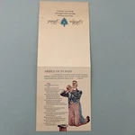Print Art - 'america Its Knees', By Conrad Hilton, 1952 Folding Book Mark. Fixed Price $25.00.