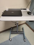 Ergotron Learnfit Sit-stand Desk Tall Adjustable Height, Mobile. Fixed Price $380.00.